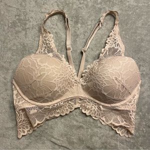 Vs pink padded bralette